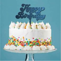 happy birthday cake topper