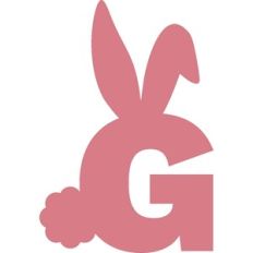 Easter Bunny Letter G