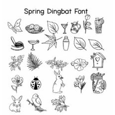 Spring Dingbat Font