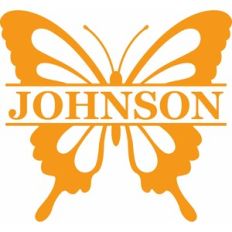 personalized butterfly sign