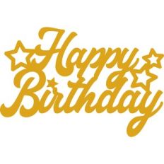 Happy Birthday Cake Topper