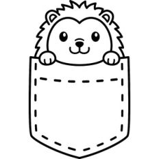 Hedgehog in a pocket