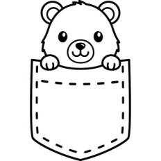 Bear in a pocket