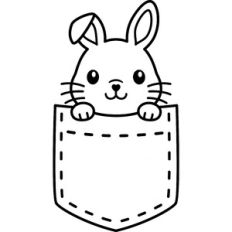 Bunny in a pocket