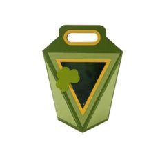 St. Patrick's Day 6 Sided Pop Up Box Shamrock