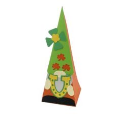 St. Patrick's Day Lucky Gnome Pyramid Box