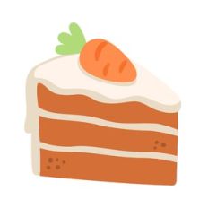 Carrot Cake Slice