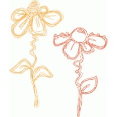 floral duo sketch