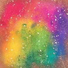 Rainbow Glitter Background Pattern