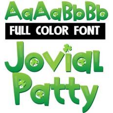 Jovial Patty Color Font