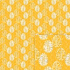 yellow easter eggs pattern
