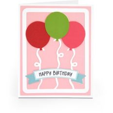 A2 Balloon Card