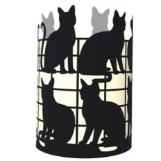 Kitty Cat Grid Lantern