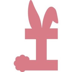 EASTER BUNNY LETTER I