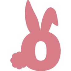 EASTER BUNNY LETTER O