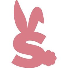 EASTER BUNNY LETTER S