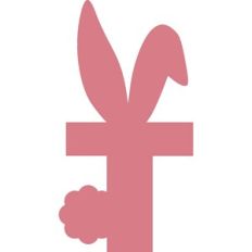 EASTER BUNNY LETTER T
