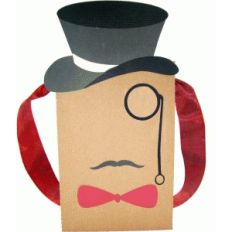 vintage gentleman gift bag