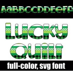 Lucky Quilt Color Font
