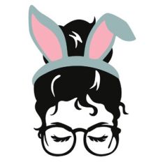 Messy Bun with Bunny Ears