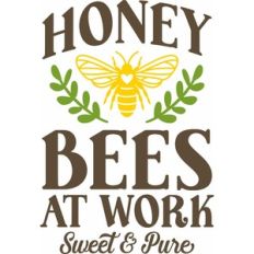 honey bees at work