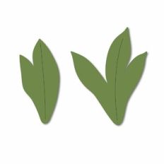 Peony Leaves with Score Lines