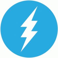 lightning bolt badge