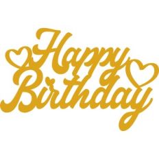 Happy Birthday Cake Topper