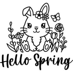 Spring Bunny Girl