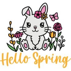 Spring Bunny Girl
