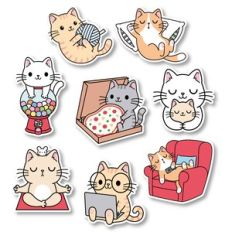Funny Cats Planner Stickers
