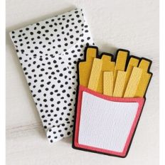french fries card and envelope