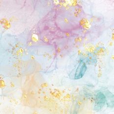 Pastel Alcohol Ink Background With Gold Foil Effect