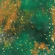 Green and Gold Glitter Mixed Media Background Pattern