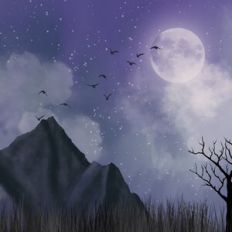 Night Sky Background Pattern