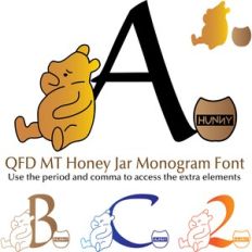 QFD MT Honey Jar Monogram Font