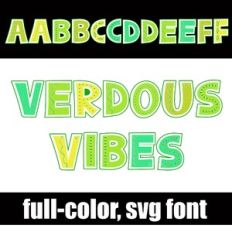 Verdous Vibes Color Font