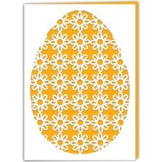 Celandine Flower Easter Egg Card