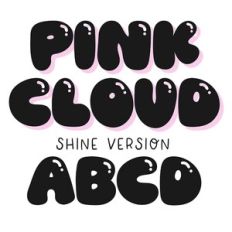 BFC Pink Cloud Shine Retro Bubble Font