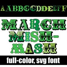 March Mishmash Color Font