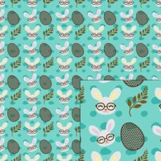 easter bunny and egg pattern