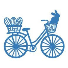 Spring Easter bicycle