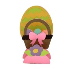 Easter Basket Pop Up Stand Card