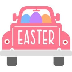 Easter Vintage Truck