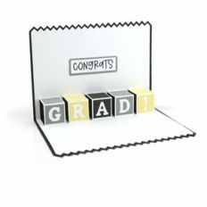 5x7 Graduation Pop Up Card