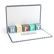 5x7 Happy Father's Day Pop Up Card
