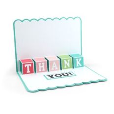 5x7 Thank You Pop Up Card