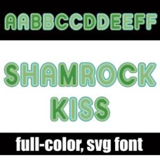 Shamrock Kiss Color Font