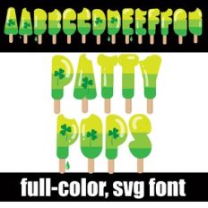Patty Pops Color Font