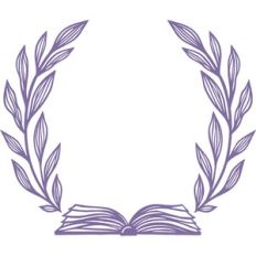 book laurel wreath frame